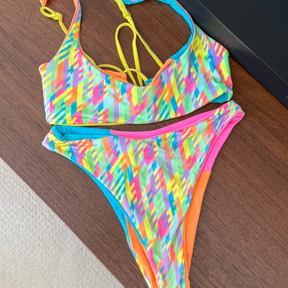 ONEONE Swimwear - Anastasia top + Lourdes bottom in Cockatoo - Picture 4 of 4